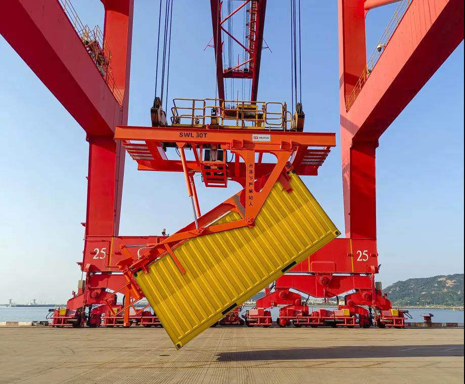 Container Tipping Spreader